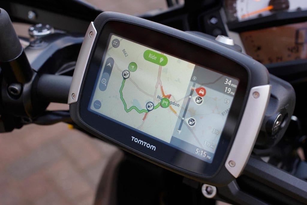 TomTom Motorcycle Sat Nav Rider 500, 4.3 Inch, With Botswana