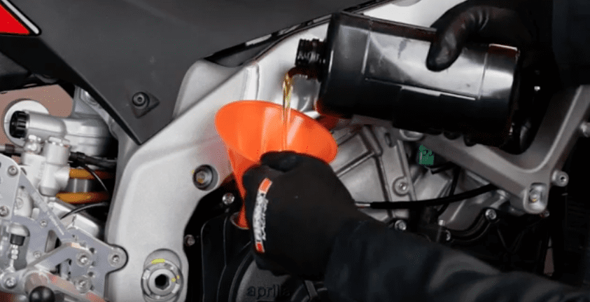 motorcycle oil change