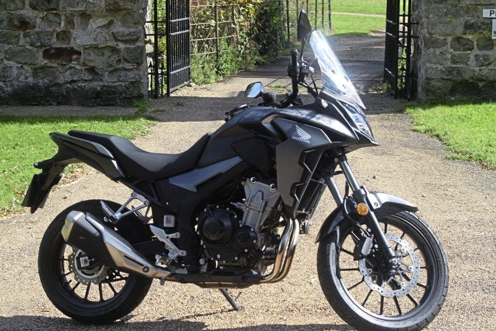 Testing the Honda CB500X at Motorcycle Sport & Leisure