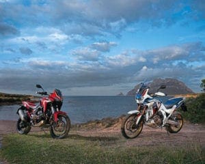 Closer look at the new Honda Africa Twin. Photo: Honda Europe.