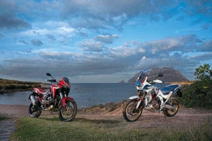 Closer look at the new Honda Africa Twin. Photo: Honda Europe.