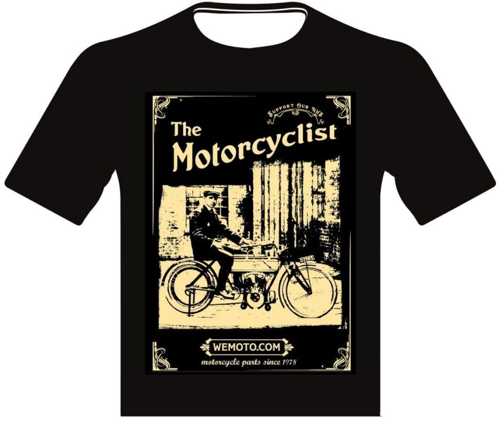 WeMoto t-shirt in support of the NHS