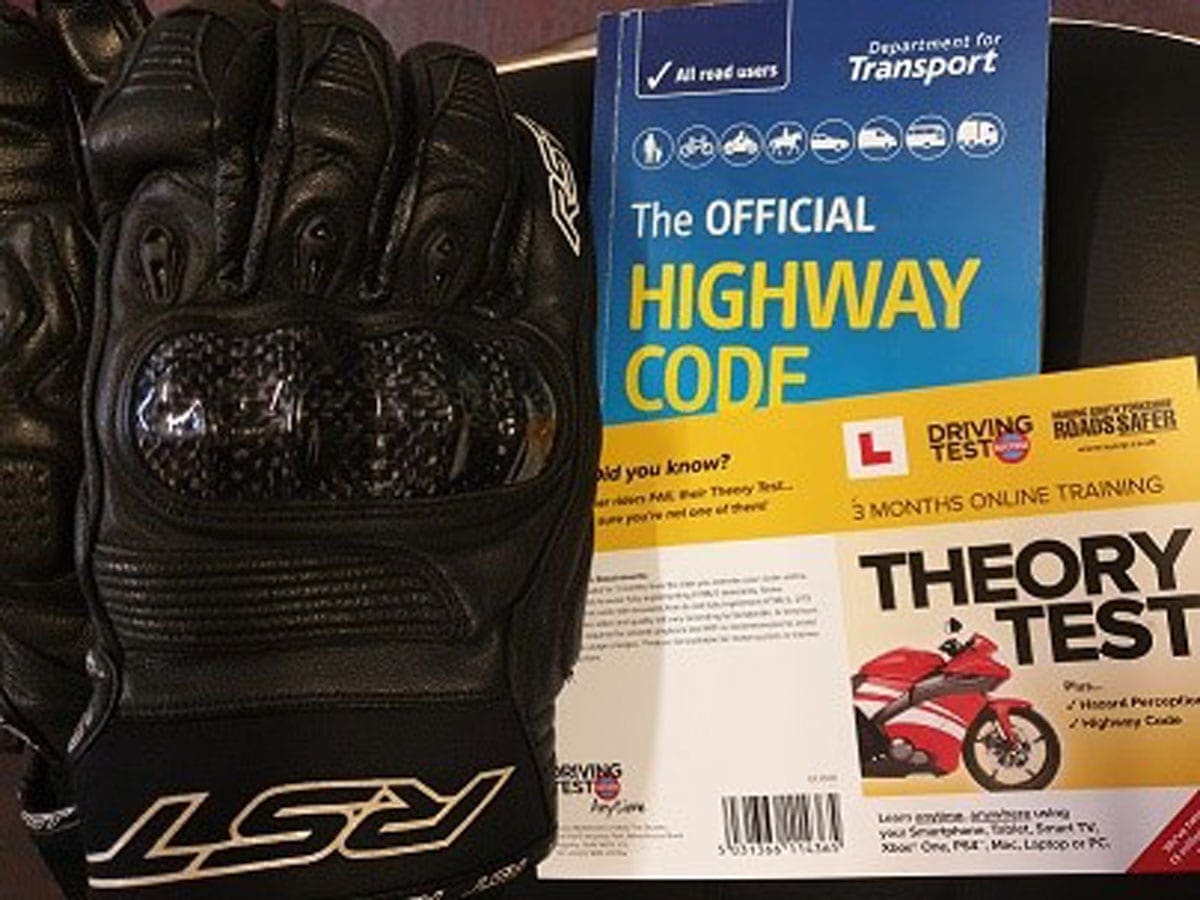 Get free motorcycle theory materials ahead of driving test return