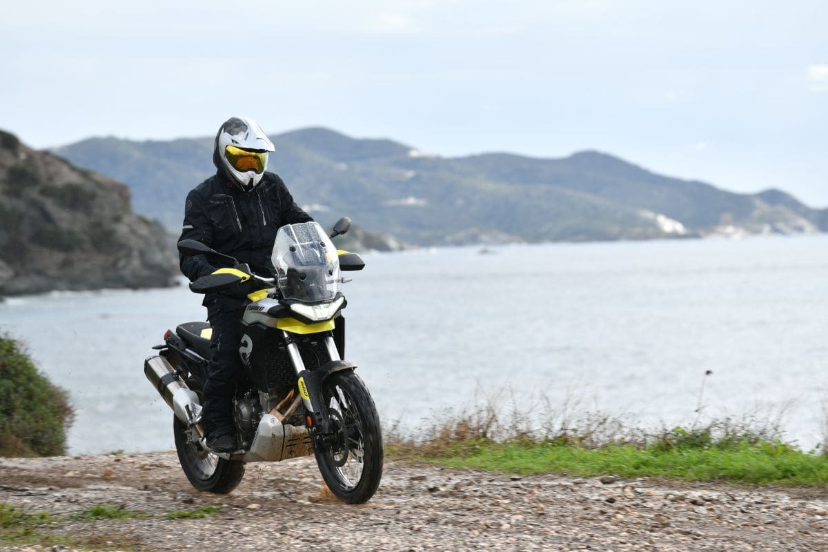 Aprilia Tuareg riding offroad