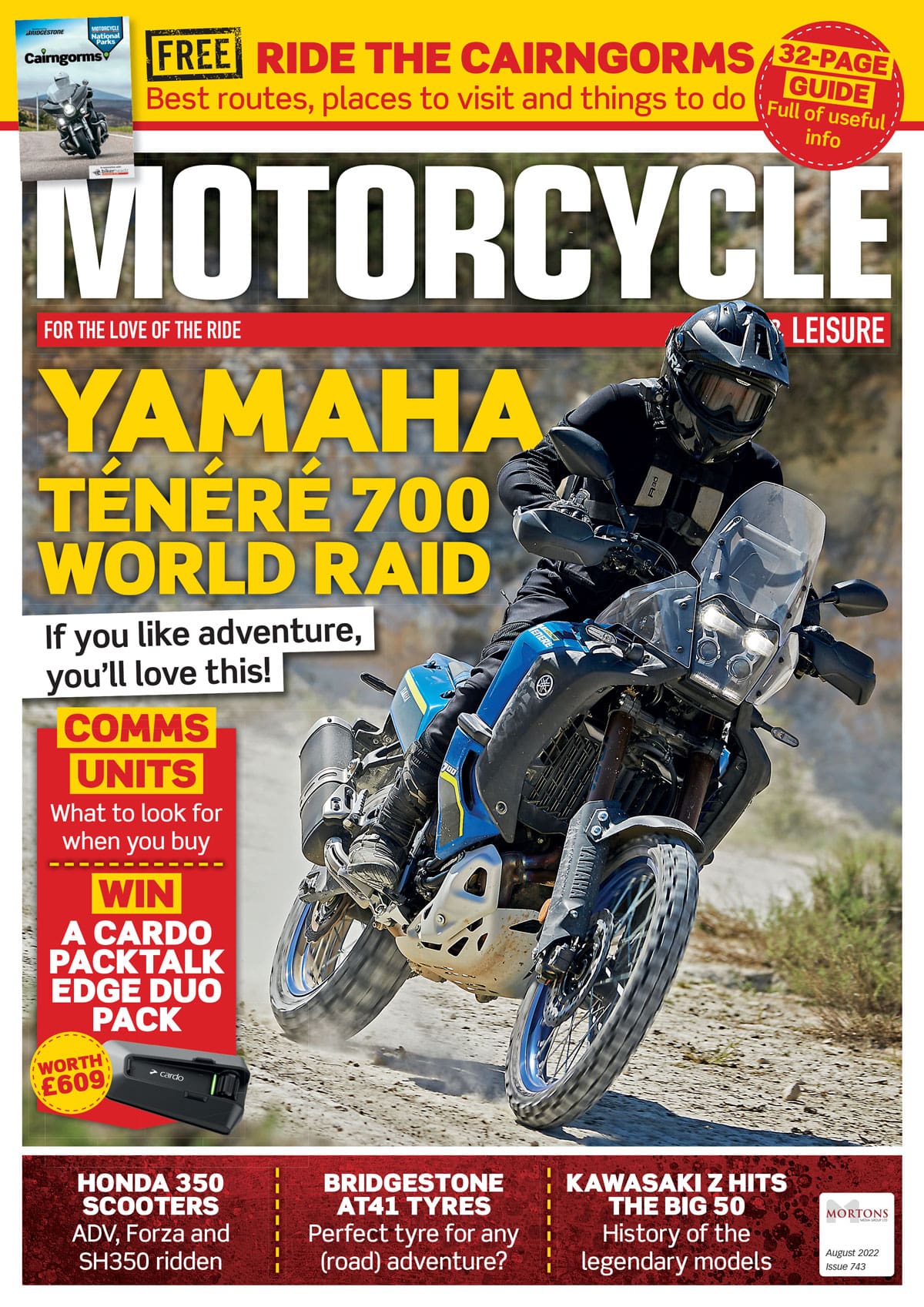 Motorcycle Sport & Leisure August 2022 Cover