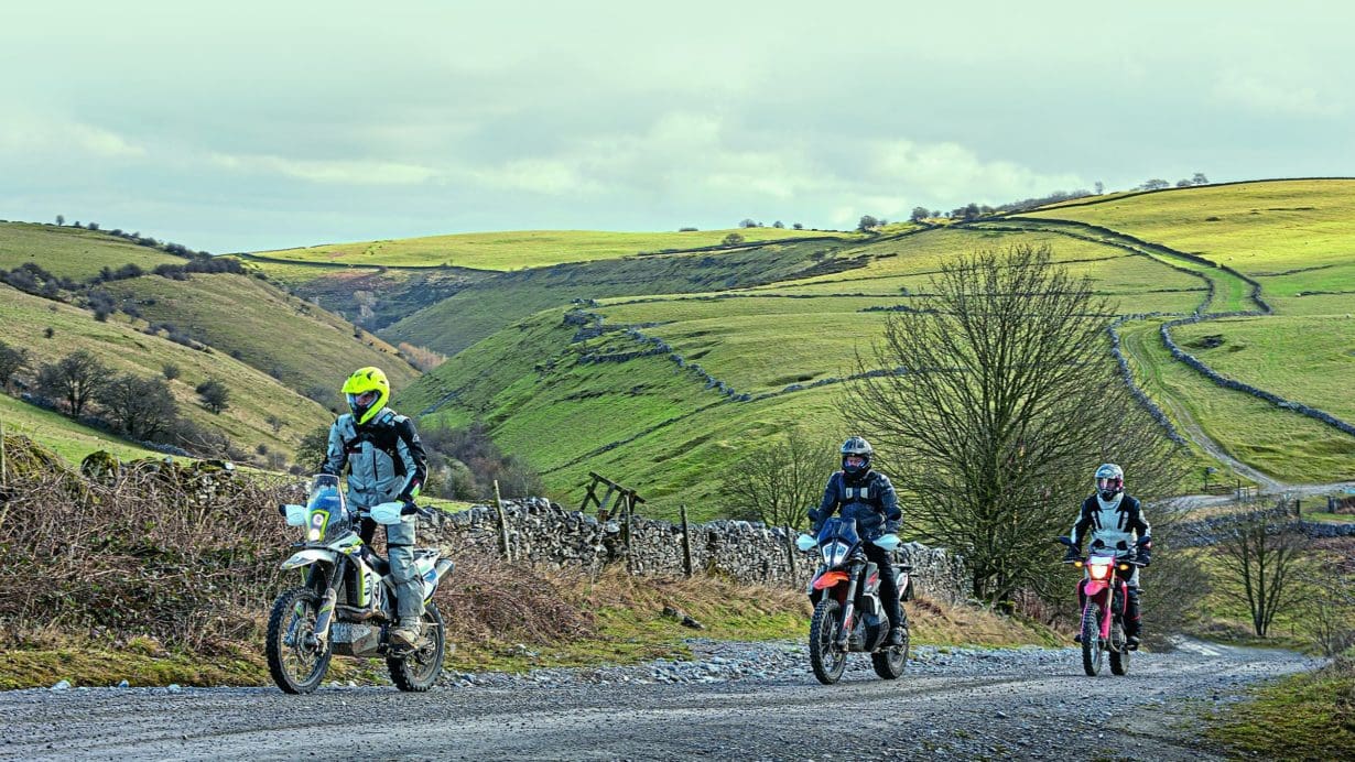 Motorbikes in the Peak District
