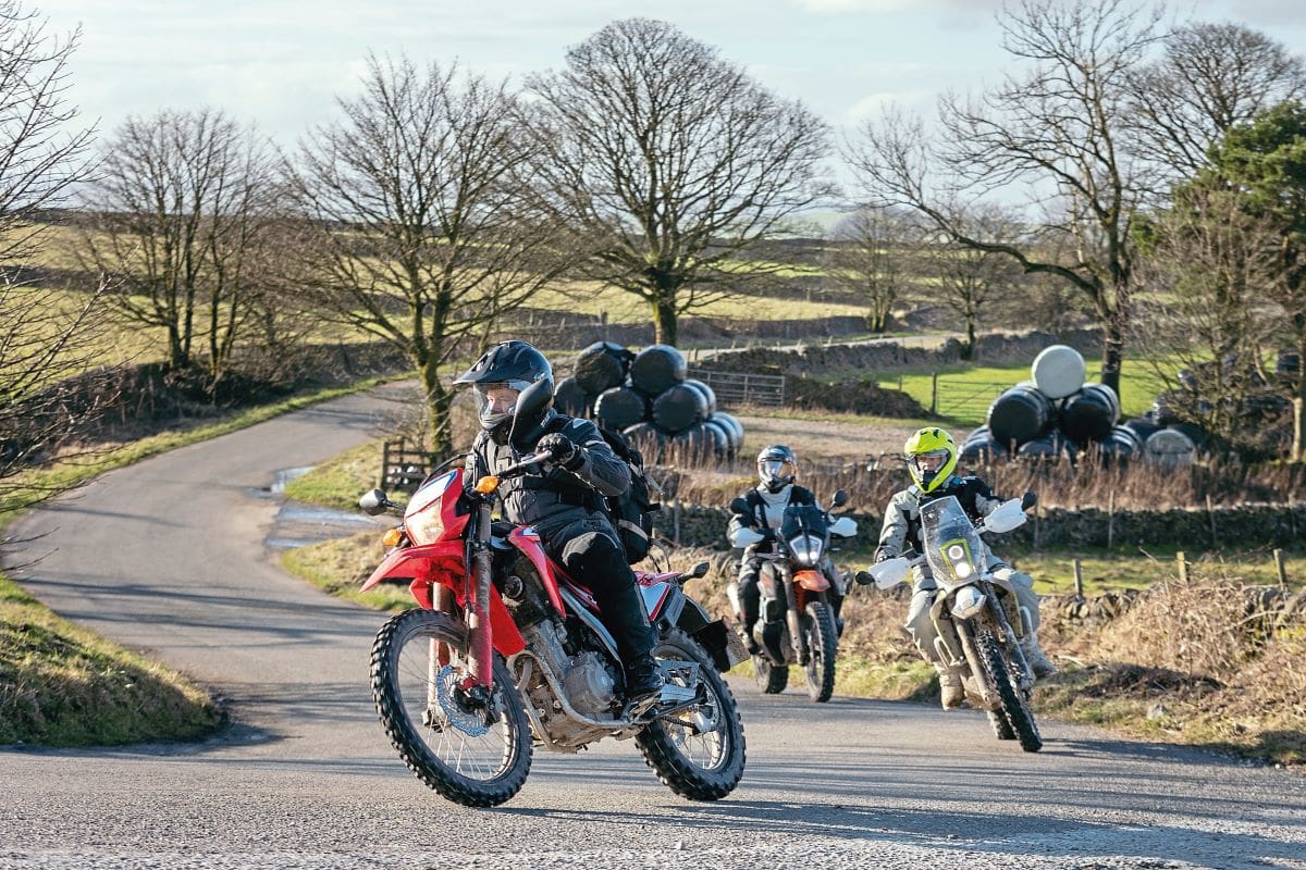 Motorbikes in the Peak District