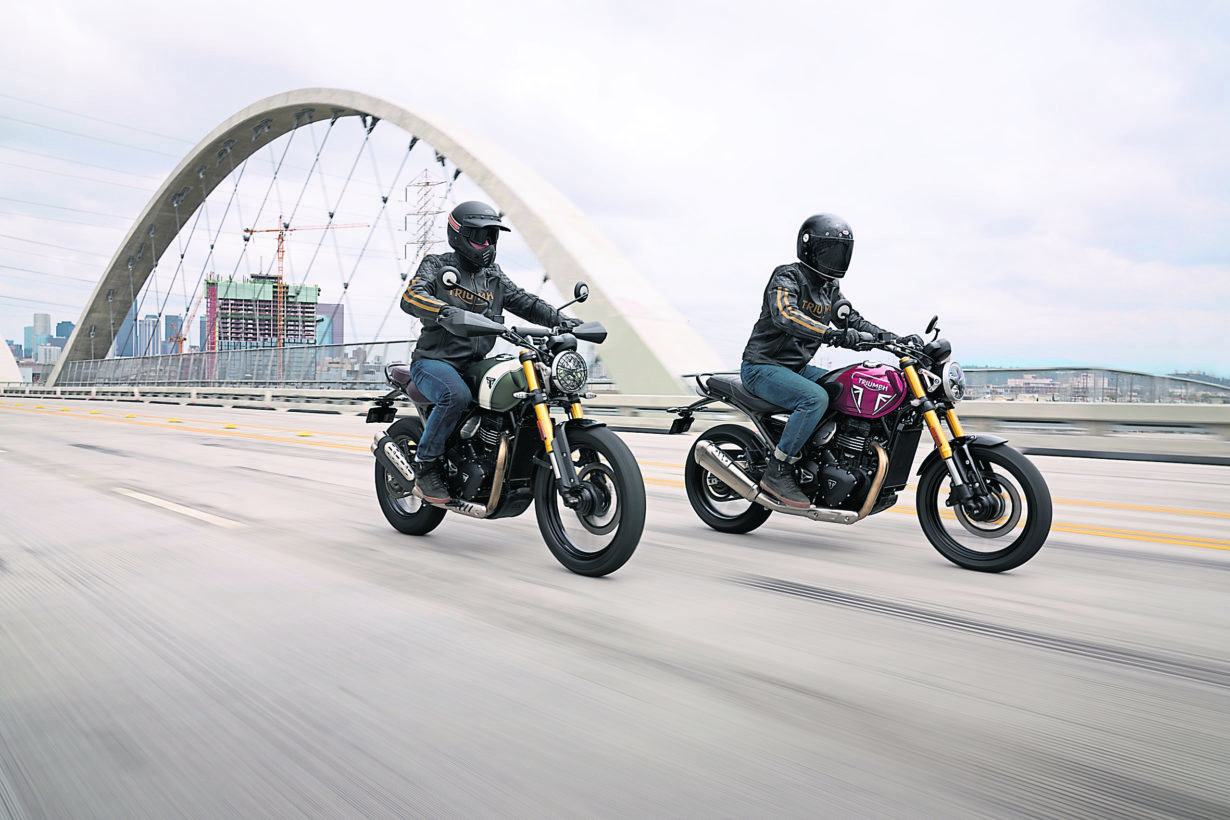 Triumph s NEW Speed 400 and Scrambler 400 X Motorcycle Sport