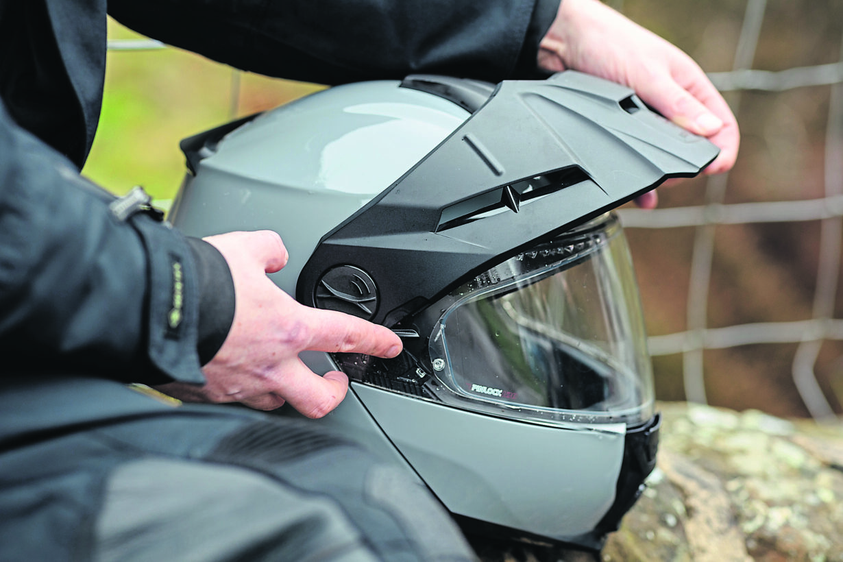 What We Wear: Schuberth C5 flip-up motorcycle helmet